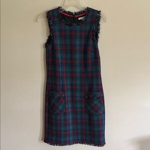 Boden sheath jumper/ Sleeveless Dress with Fringe